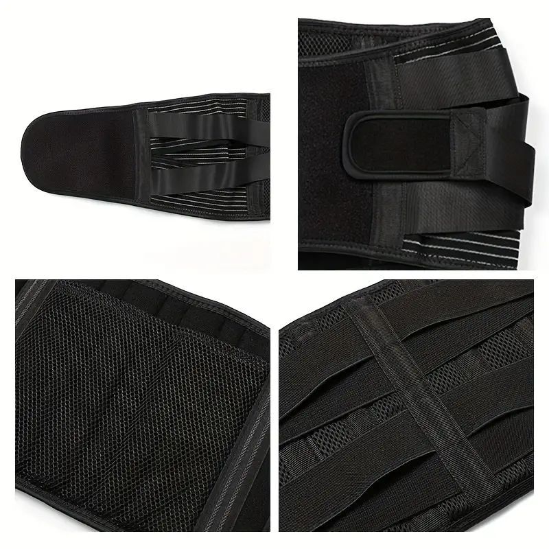 Adjustable Lower Back Brace Lumbar Support Waist Belt For Men Women Pain Relief+