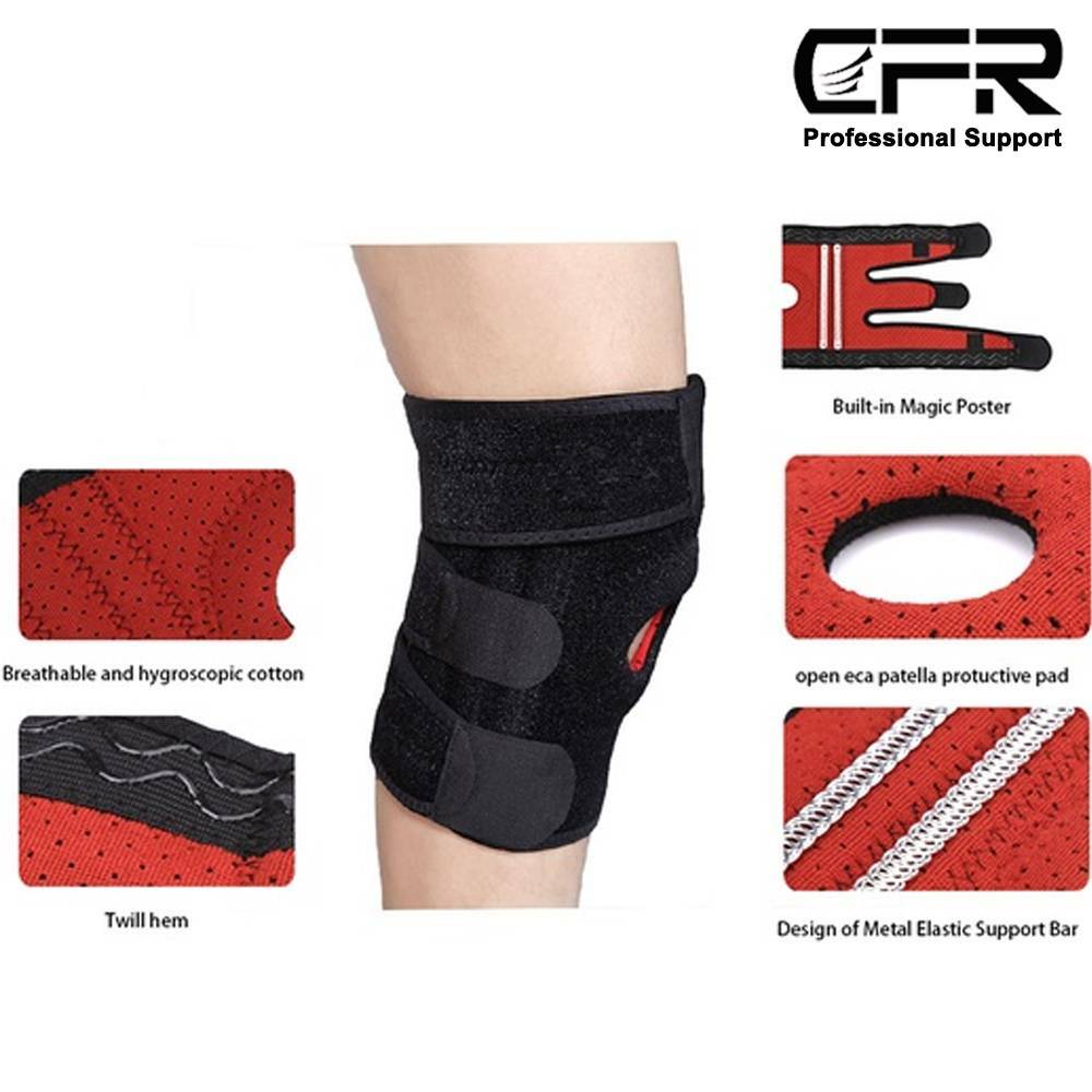 Compression Knee Brace Patella Support Meniscus Sport Joint Pain Arthritis Wrap@