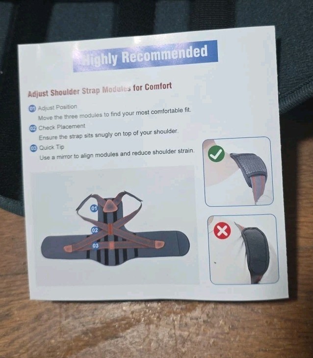 Back&Lumbar Support Brace-Improve Posture & Relieve Lower Back Spine Pain