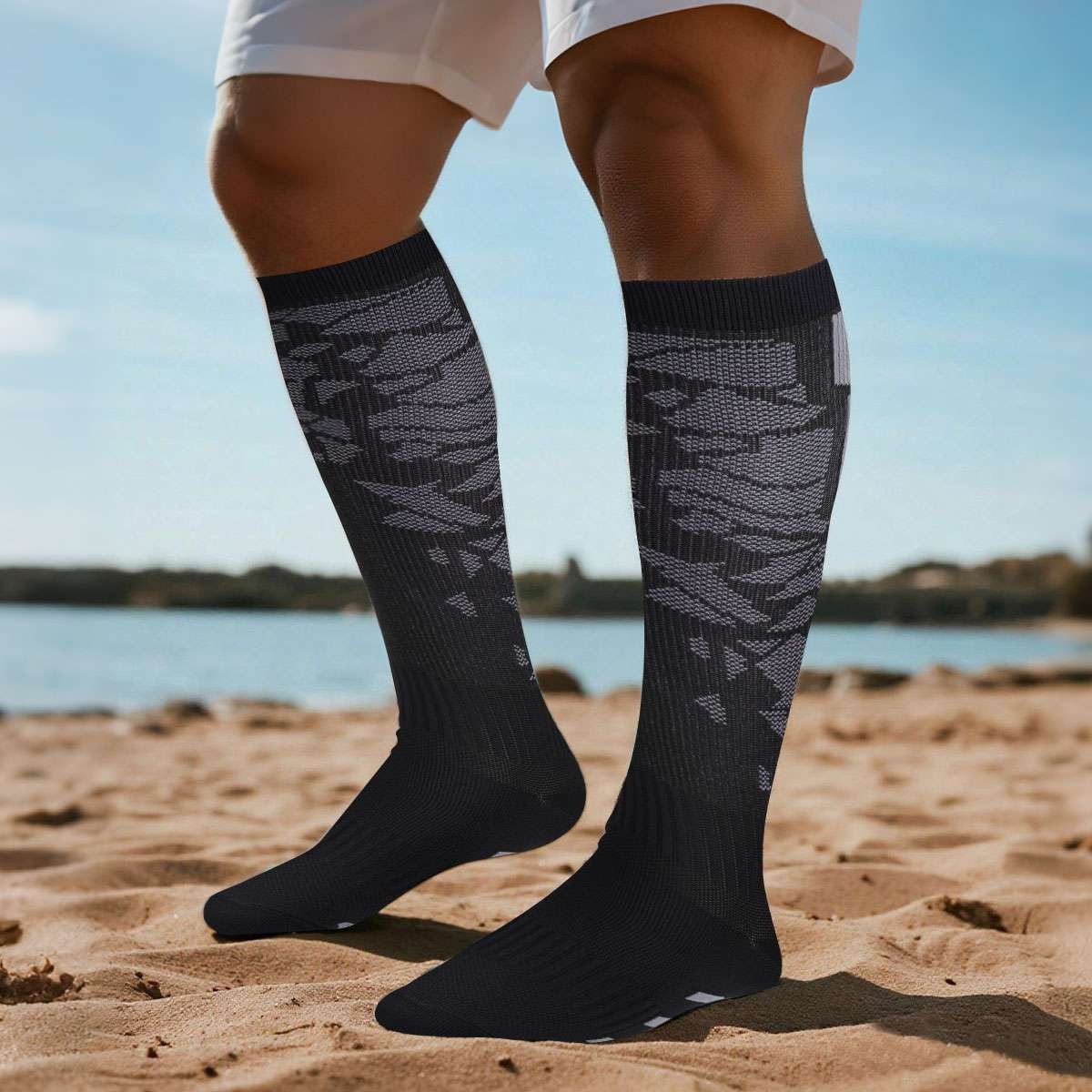 6Pairs Compression Socks Stocking Women Men Knee High Graduated Support S/M-L/XL