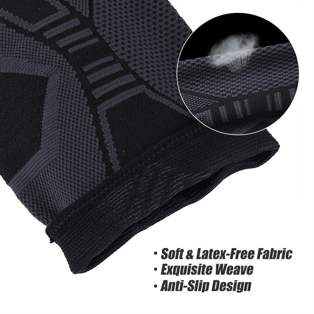 2X Knee Sleeve Compression Brace Support For Sport Joint Pain Arthritis Relief