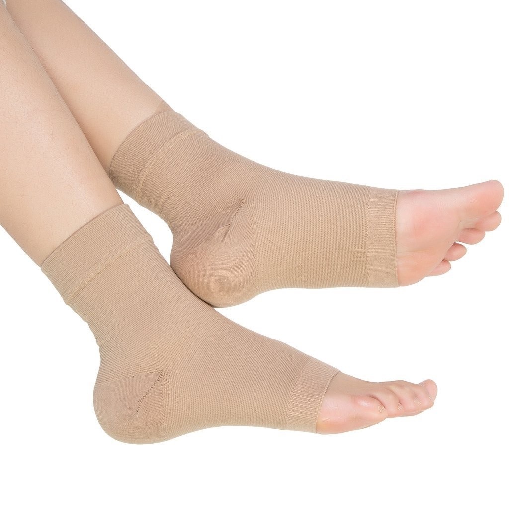 Best Ankle Compression Support Sleeve Plantar Fasciitis Sock Foot Swelling Pain
