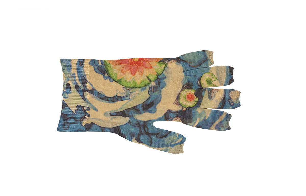 KOI Graduated Compression Glove by LYMPHEDIVAS, ANY SIZE & LEVEL, New