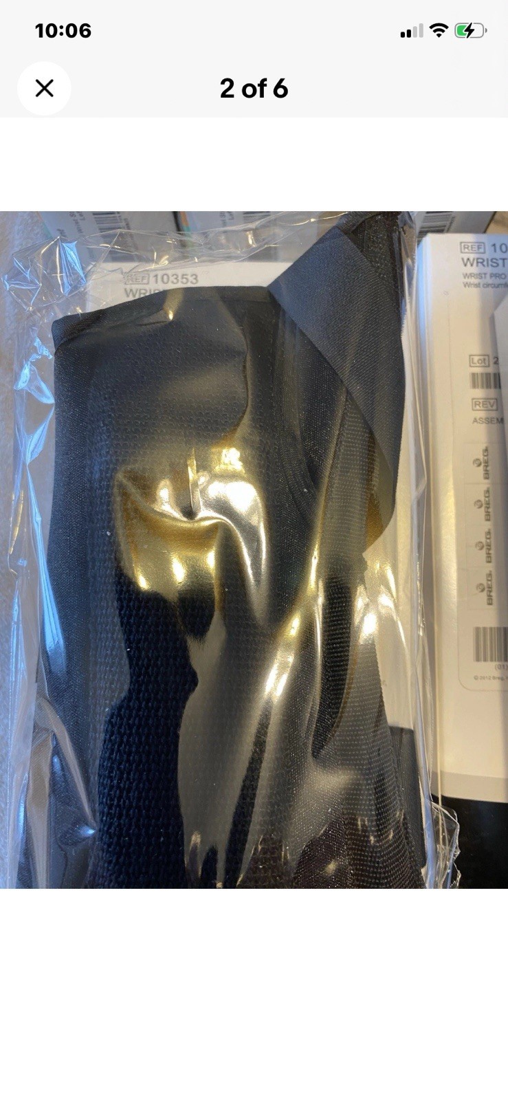 BREG Wrist PRO TSPICA Brace Size Medium RIGHT Wrist with Thumb Spica 7-8” NEW