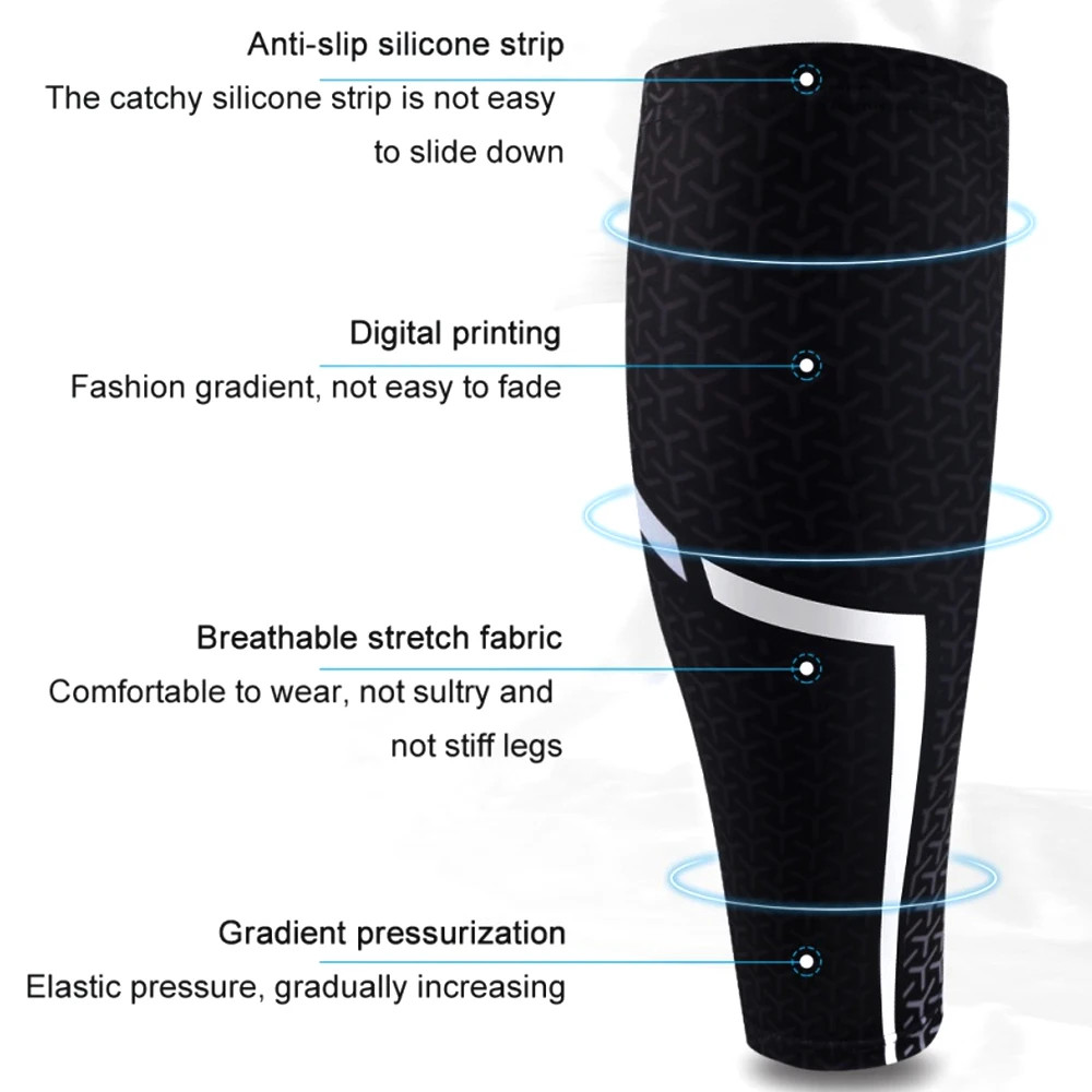 1Pcs Calf Compression Sleeves Men/Women,Footless Compression Sock,Varicose