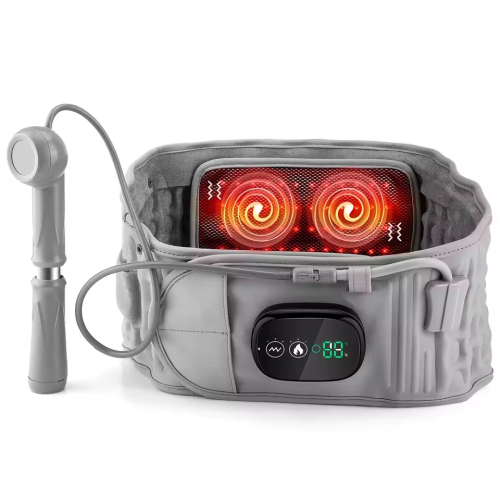 Heating Massage Decompression Belt Lumbar Support for Lower Back Pain Relief