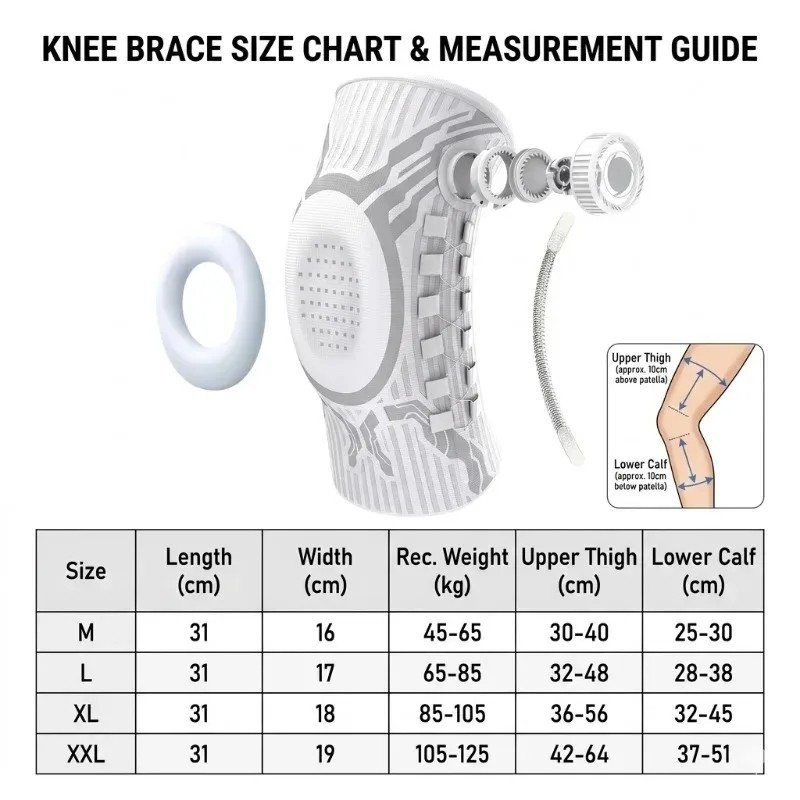 Smart Knob-Type Sports Knee Brace For Joint Pain Meniscus Tear Running Sports