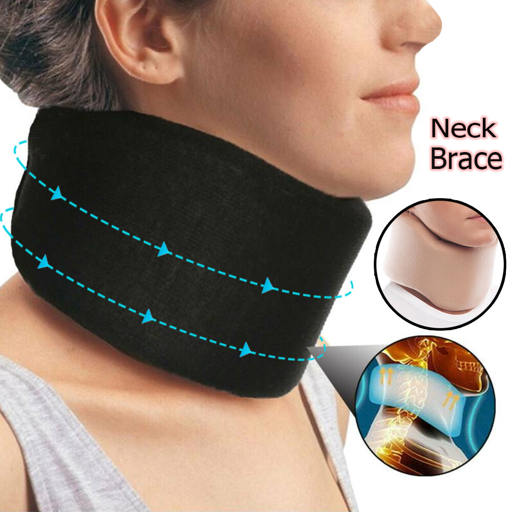 Neck Brace Foam Cervical Collar Stabilizes Spine Spinal Support Sleeping Work US