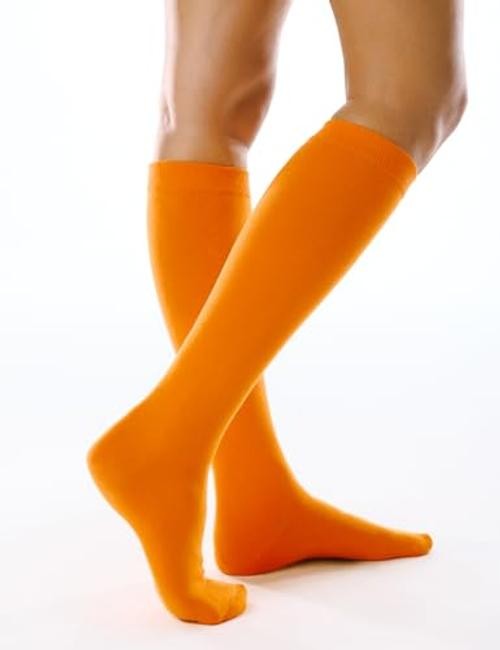 Women’s Knee High Socks Outdoor Sport Athletic Socks One Size 1 Pack Orange