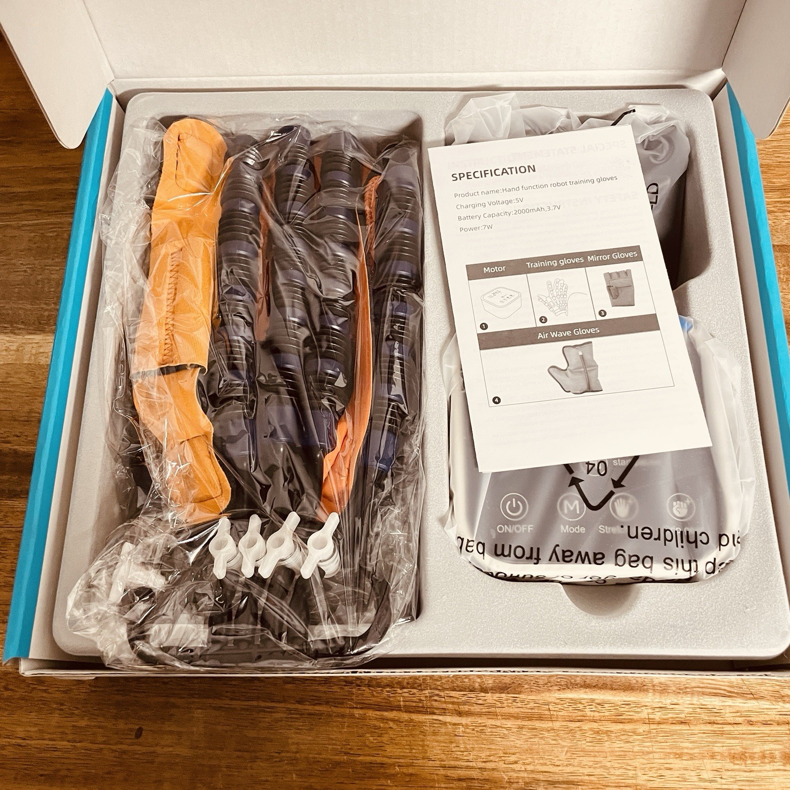 Rehabilitation Robot Glove for Stroke Hand Recovery Equipment, Right Hand Small