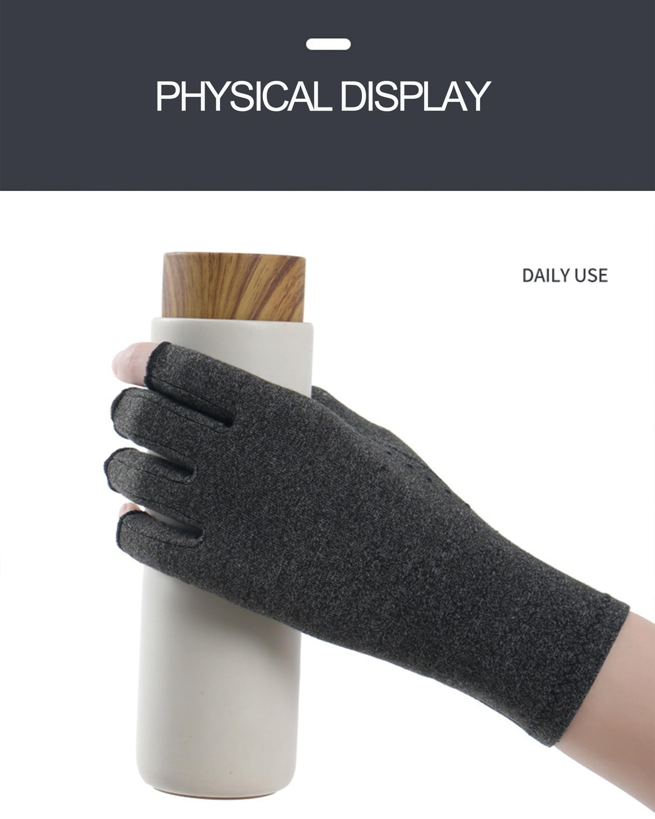 Bawnhaw Fingerless Compression Gloves for Women Men, Carpal Tunnel Pain Relie…