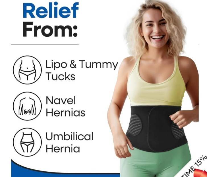 New Armstrong America Abdominal & Rib Support Hernia Belt Compression Straps Pad