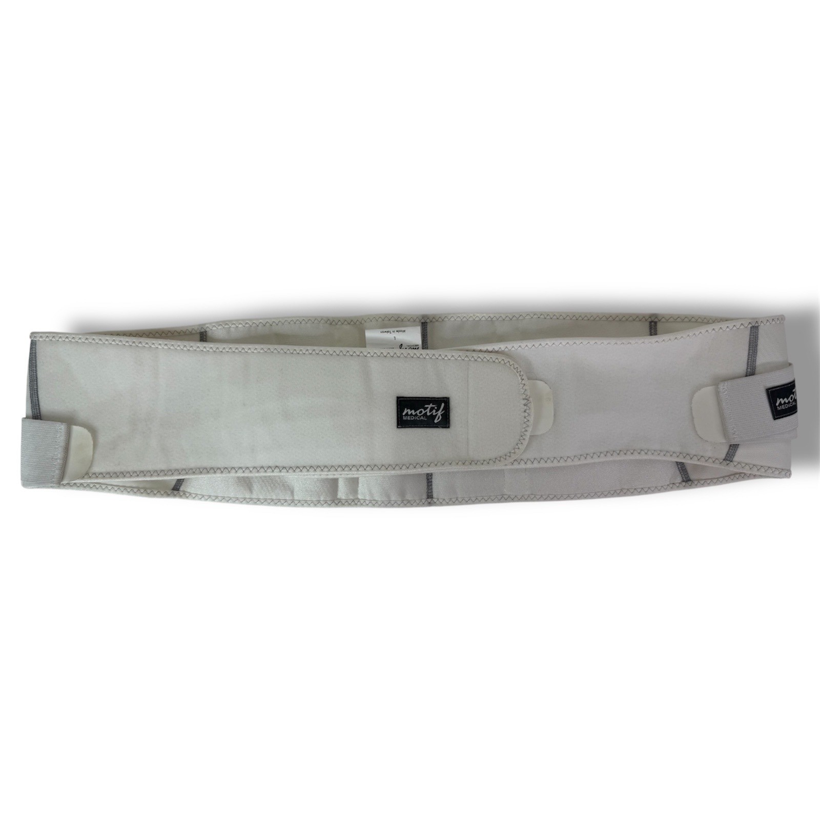 Motif Medical Maternity Support Band Women’s Large Belly Back Brace White