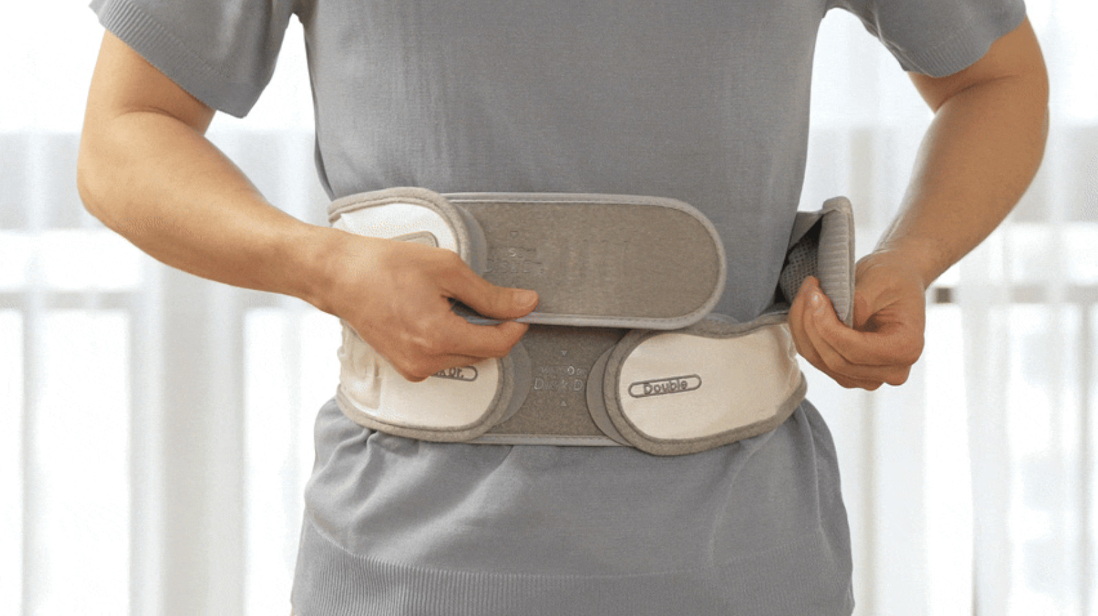 Disk Dr. Medical Lumbar Support WG50G2 5Size Options Double-Belt Traction Device