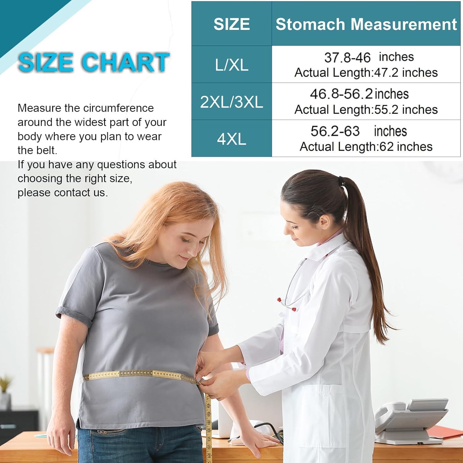 Abdominal Binder Post Surgery Plus Size | Postpartum Belly Band Wrap | Post C…