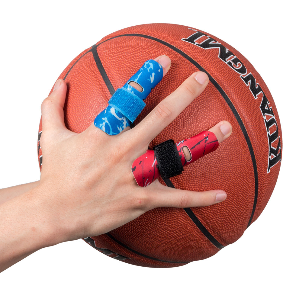 Kuangmi Finger Sleeve Support Protector Finger Splint Brace Pain Relief 2PC