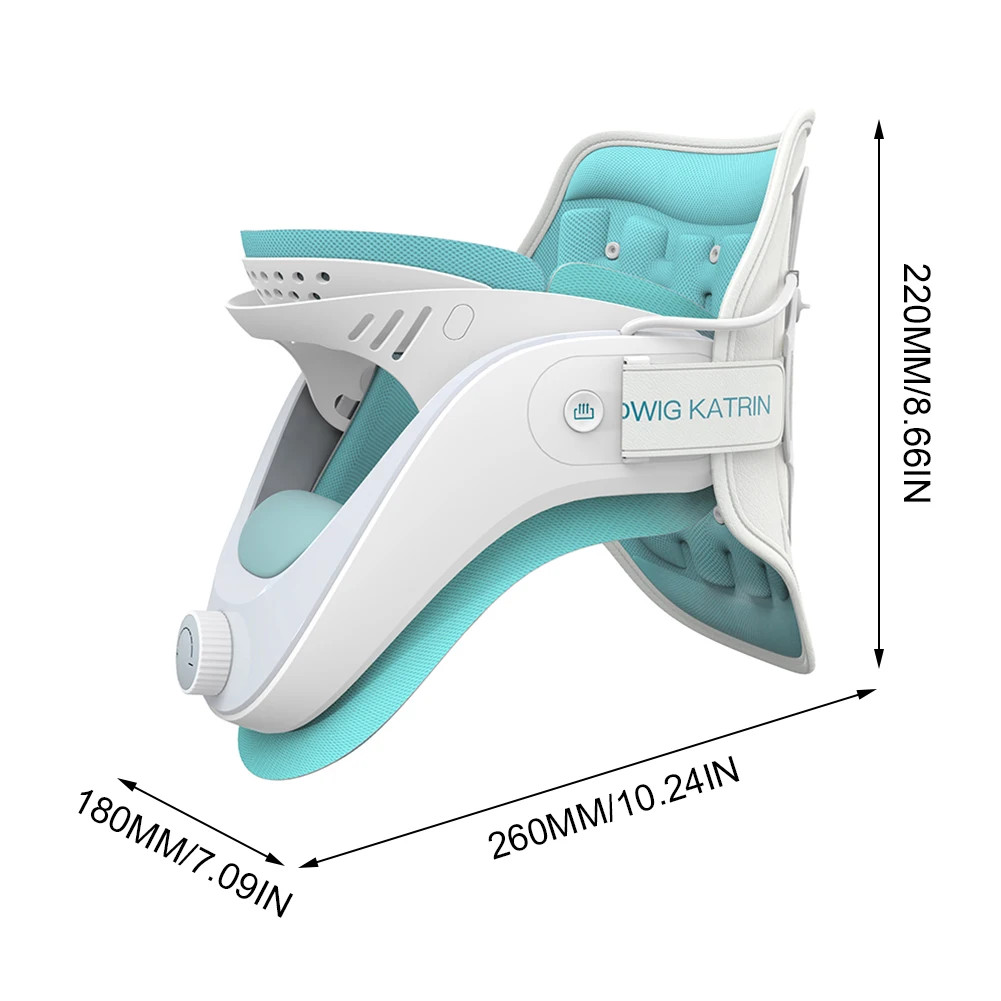 Cervical Neck Traction Device Adjustable Neck and Shoulder Relaxer With Airbag
