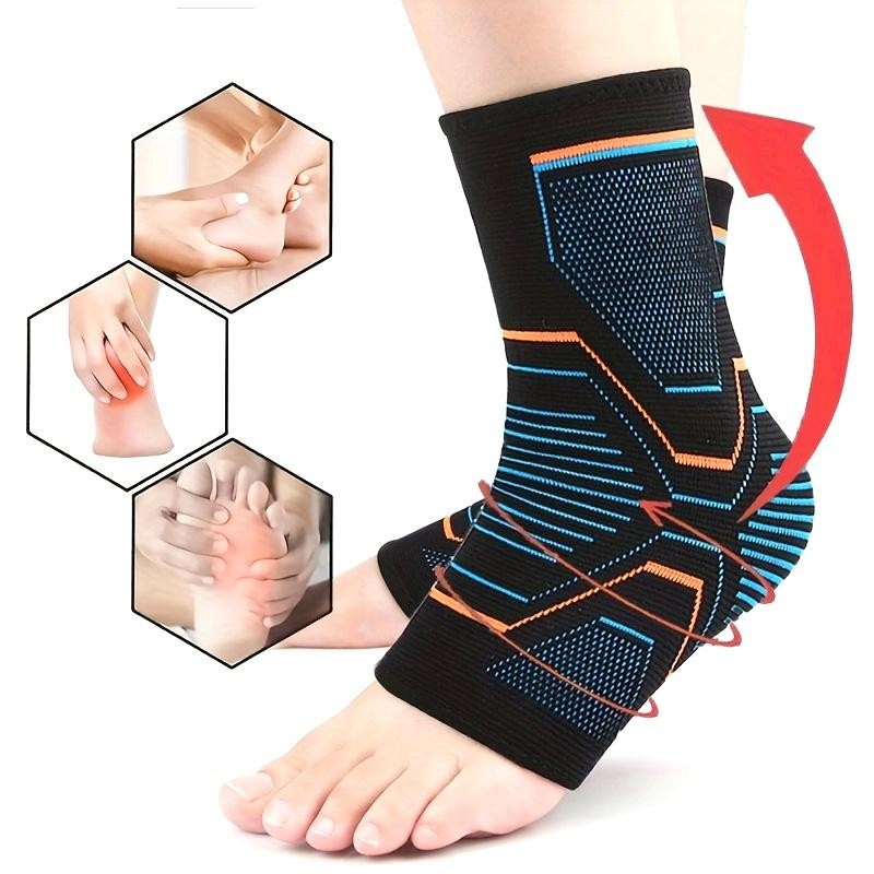 Ankle Brace Compression Sleeve Plantar Fasciitis Arch Support Foot Pain Relief