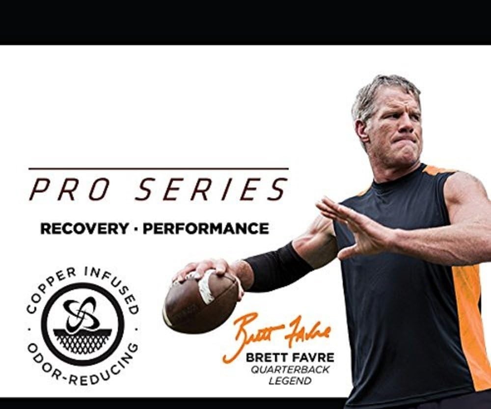 Pro Series Compression Elbow Sleeve – Large, Copper-Infused Support for Recovery