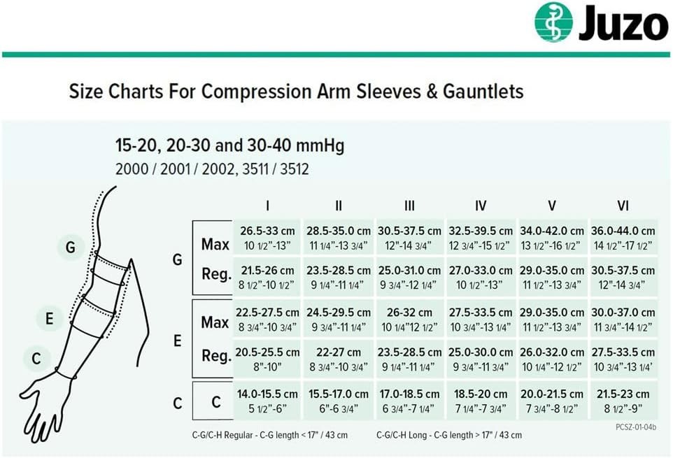 Juzo Varin 3511 Armsleeve w/Strap 20-30mmHg Size: III (Beige)