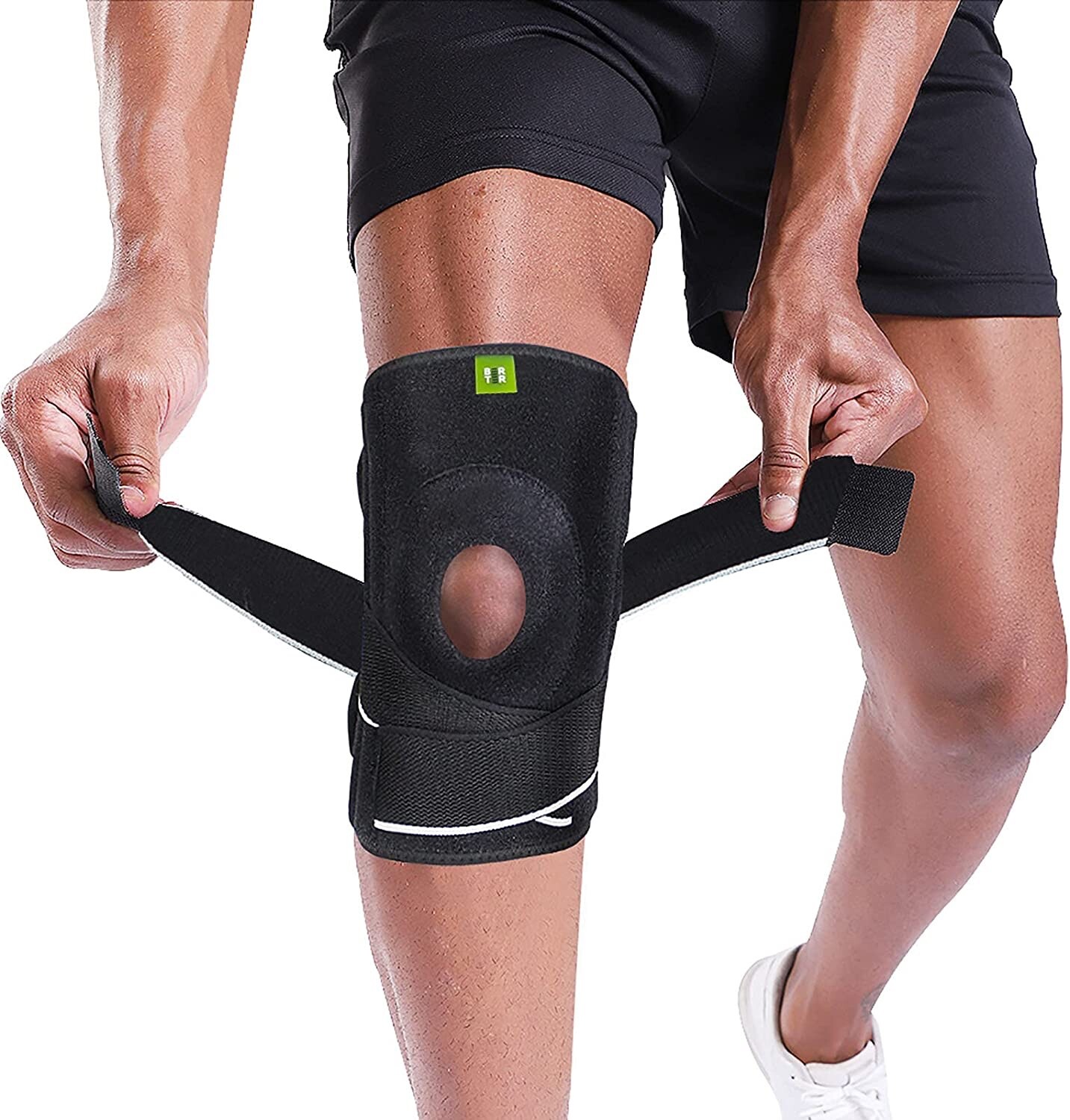 BERTER Knee Brace Support for Relieves Meniscus Tear Knee Pain ACL MCL Men Women