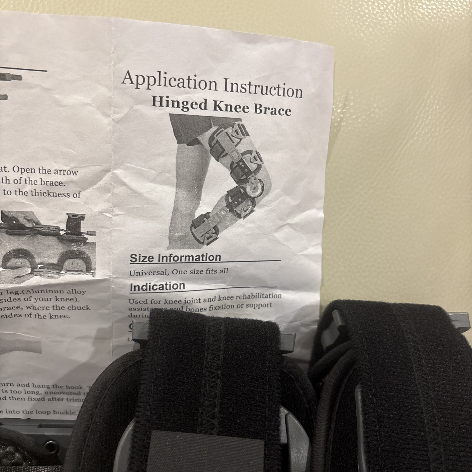 Brand New Rebound Post Op Knee Universal Cool Brace
