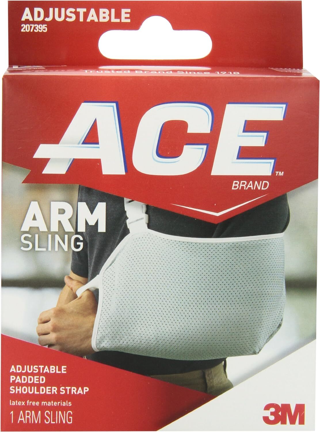 ACE Adjustable Padded Shoulder Strap Arm Sling One Size