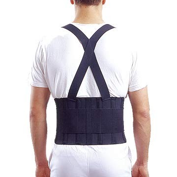 ® Industrial Double Pull Back Support with Shoulder Straps (Large (33″-44″ Wa…