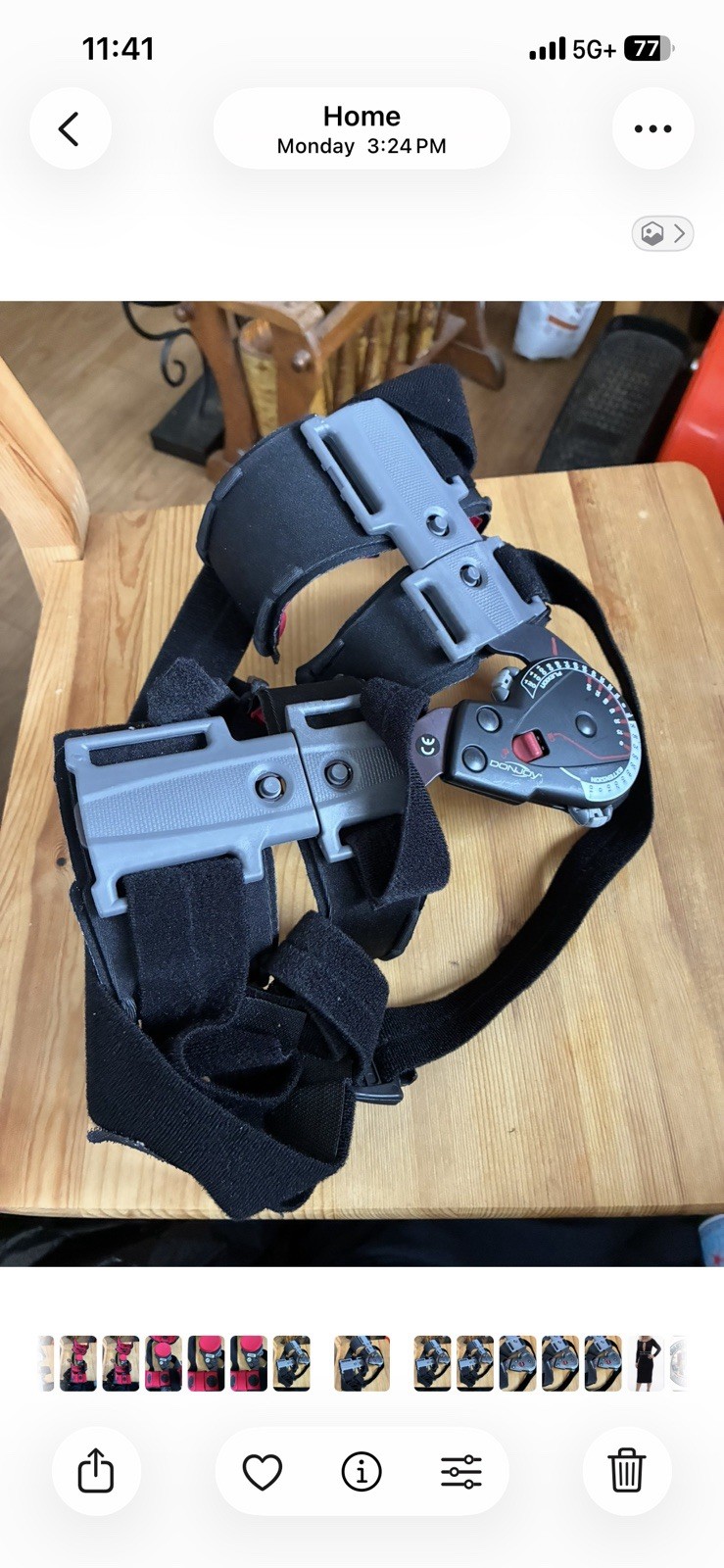 DonJoy X-Act Rom Flexion Extension Post-Op Adjustable Arm Brace Left DJO Global