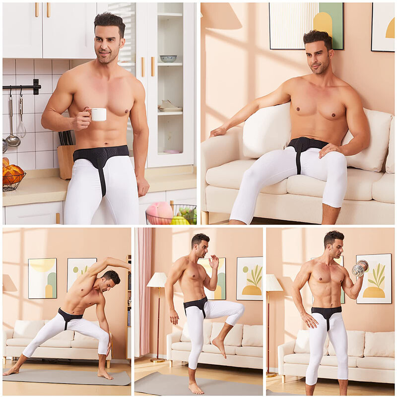 Inguinal Groin Hernia Belt for Men Abdominal Groin Removable Brace Support Truss