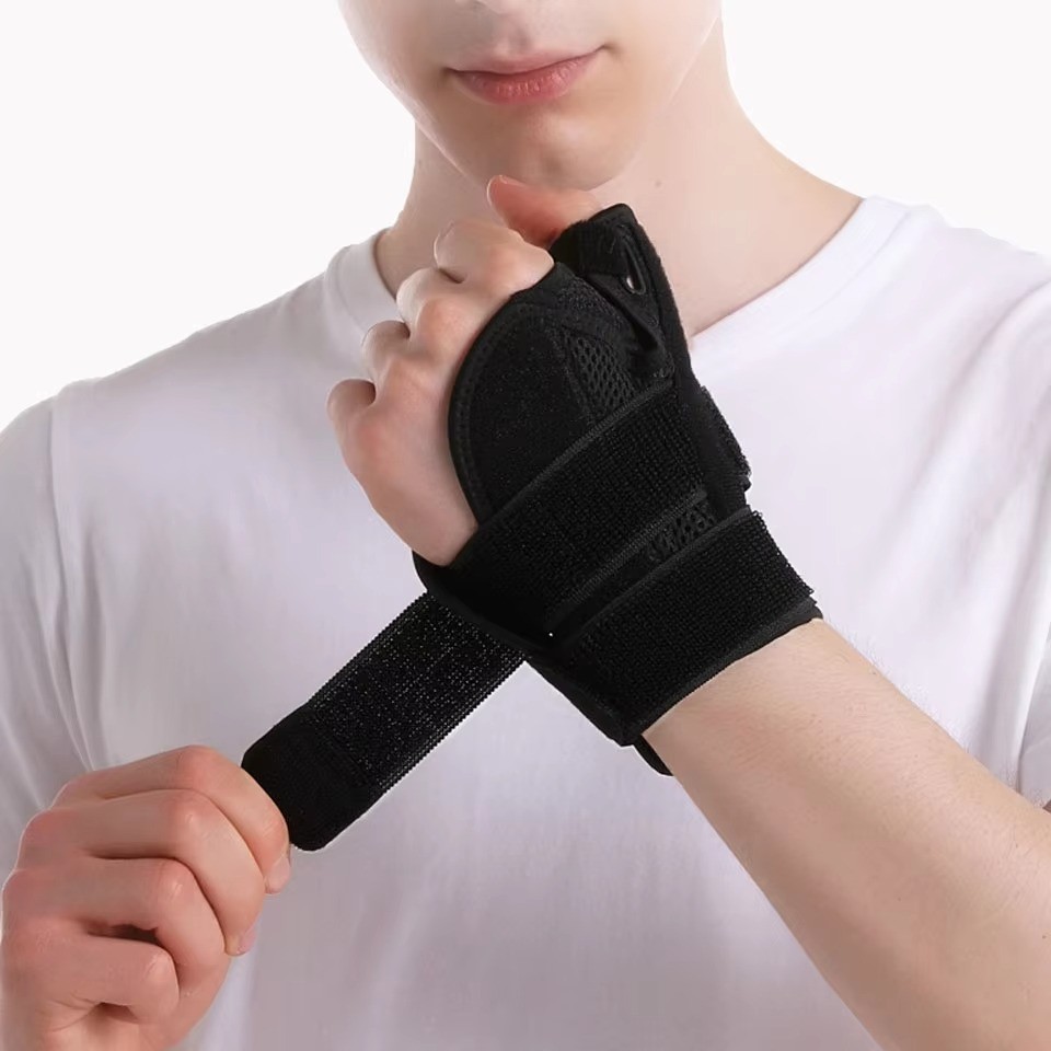 Thumb Wrist Support Brace Adjustable Compression Wrap for Sports Daily Support
