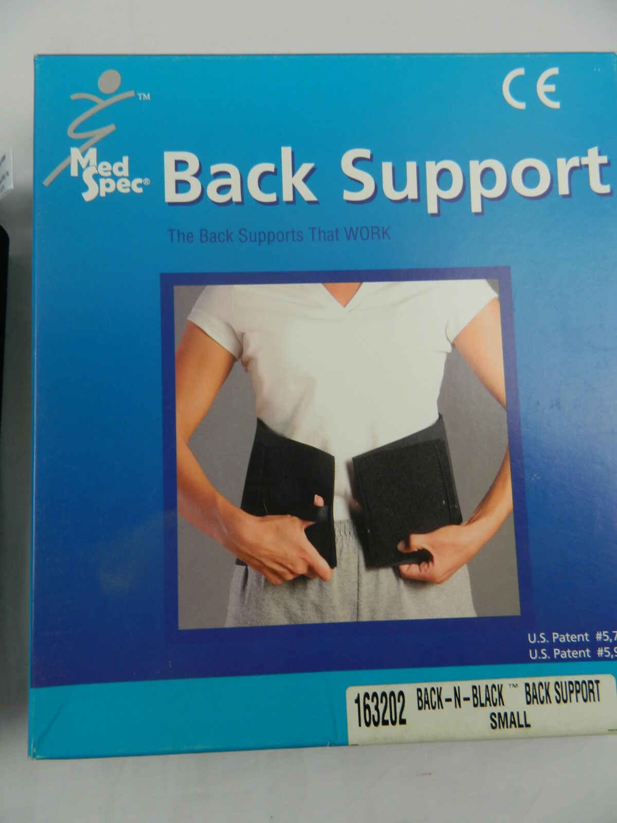 MED SPEC 163202 – BACK-N-BLACK BACK SUPPORT SMALL S BLACK