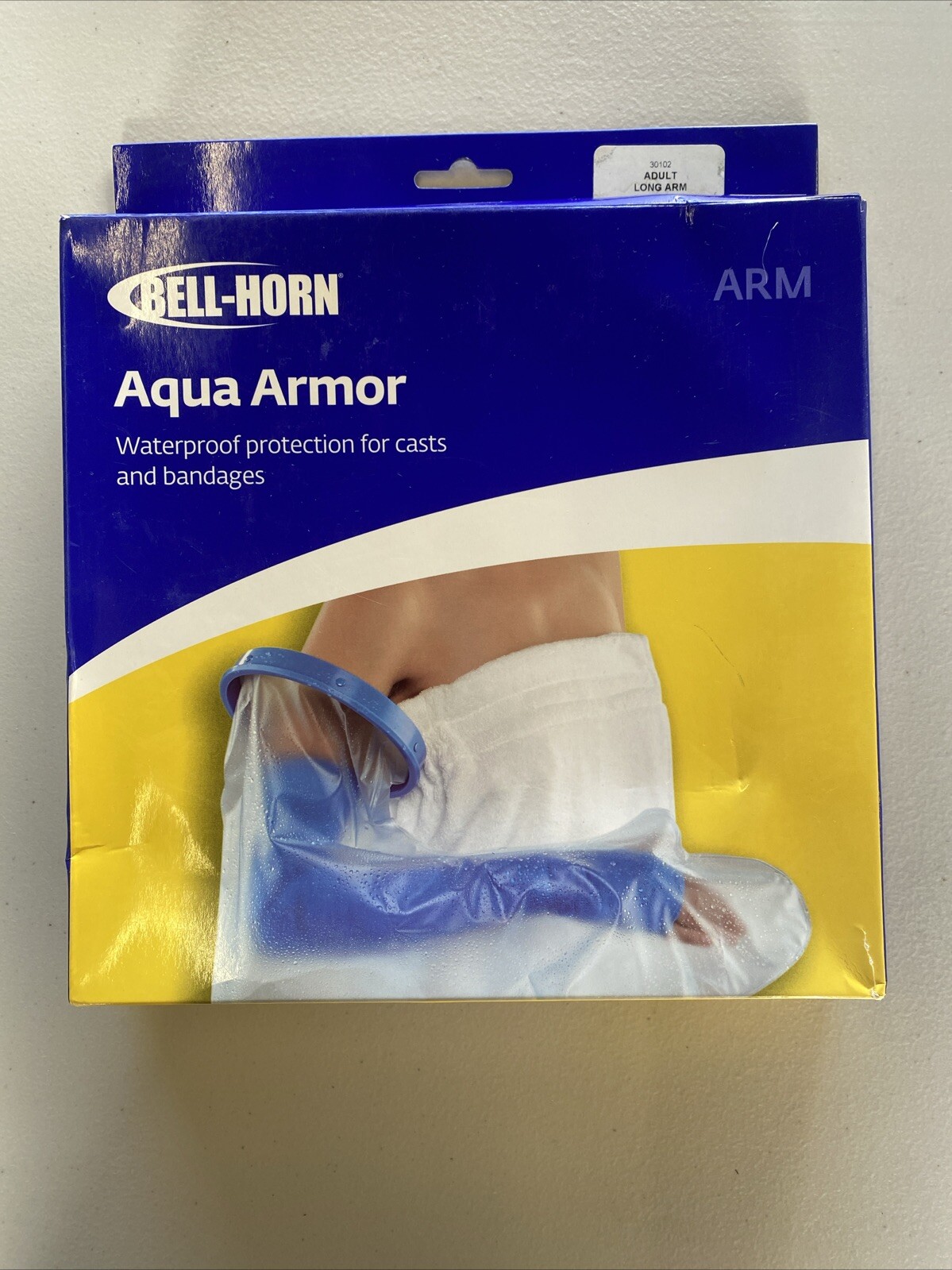NEW Bell-Horn Aqua Armor Cast And Bandage Protector Adult Long Arm 39″ FREE SHIP