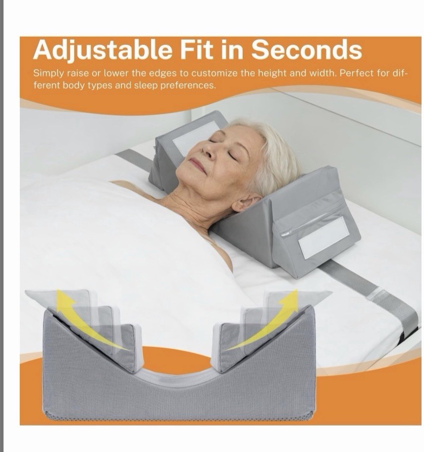 ANBANREY Neck Stabilizer Head Positioning Pillow Adjustable Support Strap