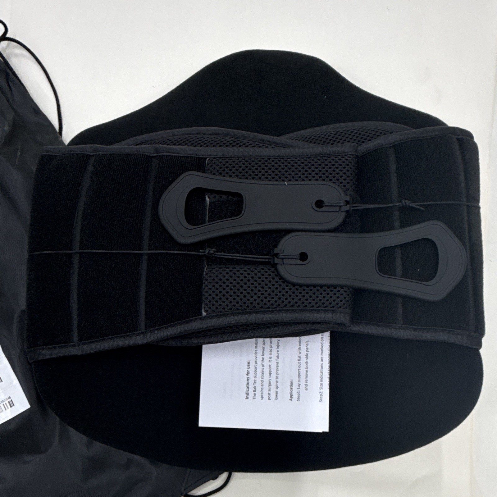 Step Down SM-4X Adjustable Lumbar Support Back/Waist Belt Black MPN 76-202