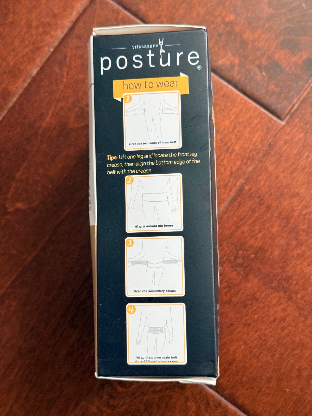 Vriksasana Posture Sacroiliac Hip Belt for Women and Men Reg Size 32″-45″