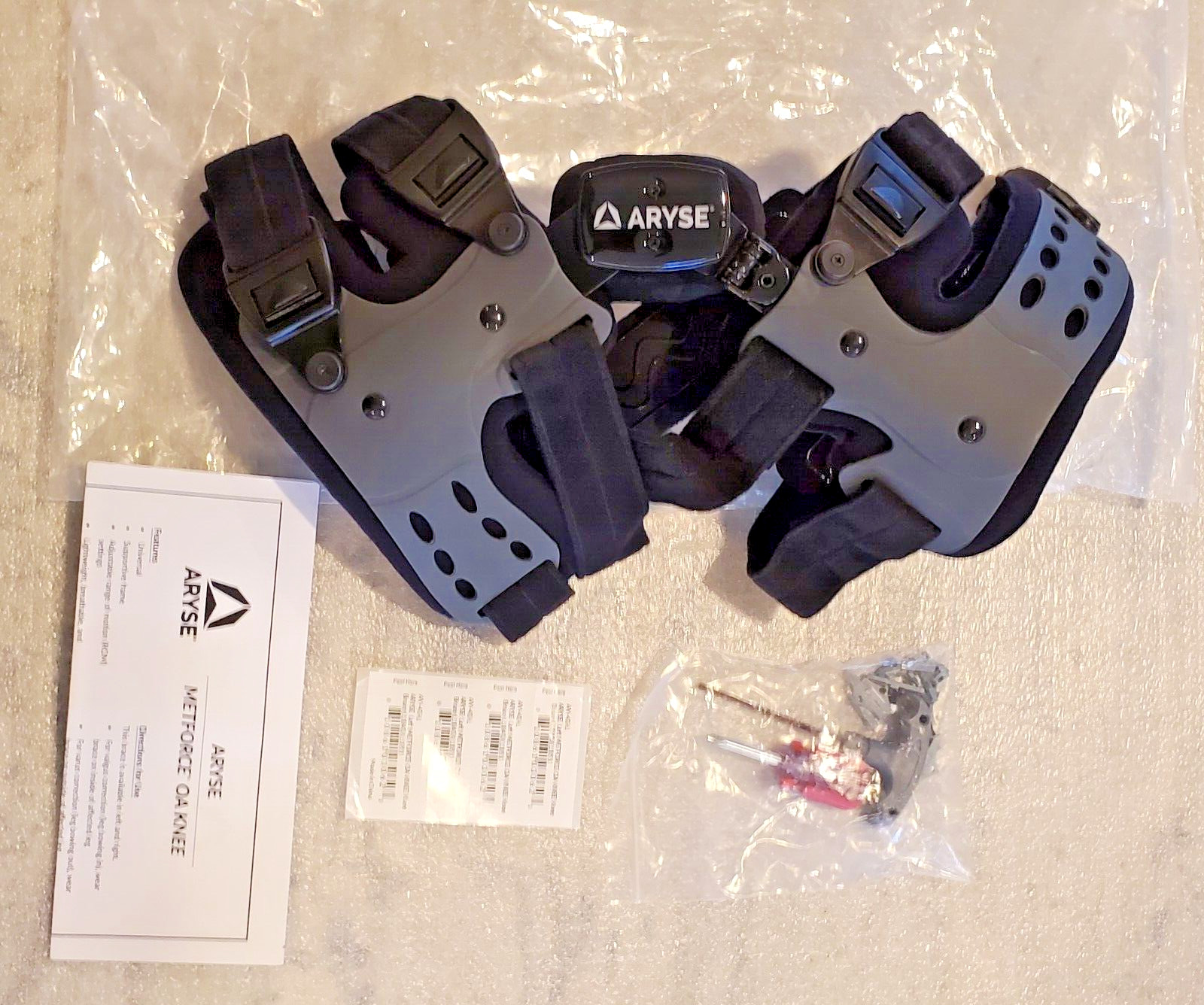 ARYSE AY-43 L METFORCE OA Left Knee Brace ( NEW )