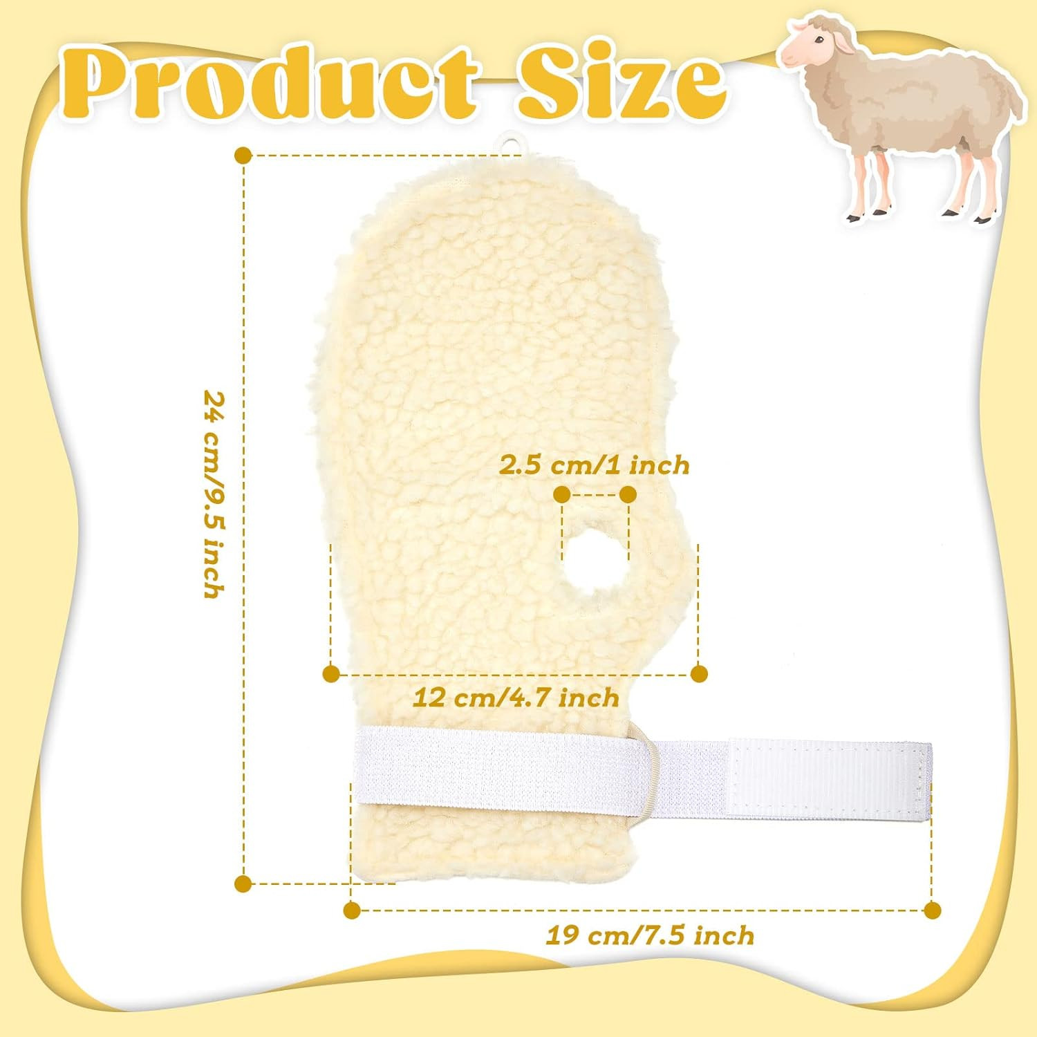 2 Pcs Palm Protector for Both Hands Finger Contractures Cushion with Elastic Ban