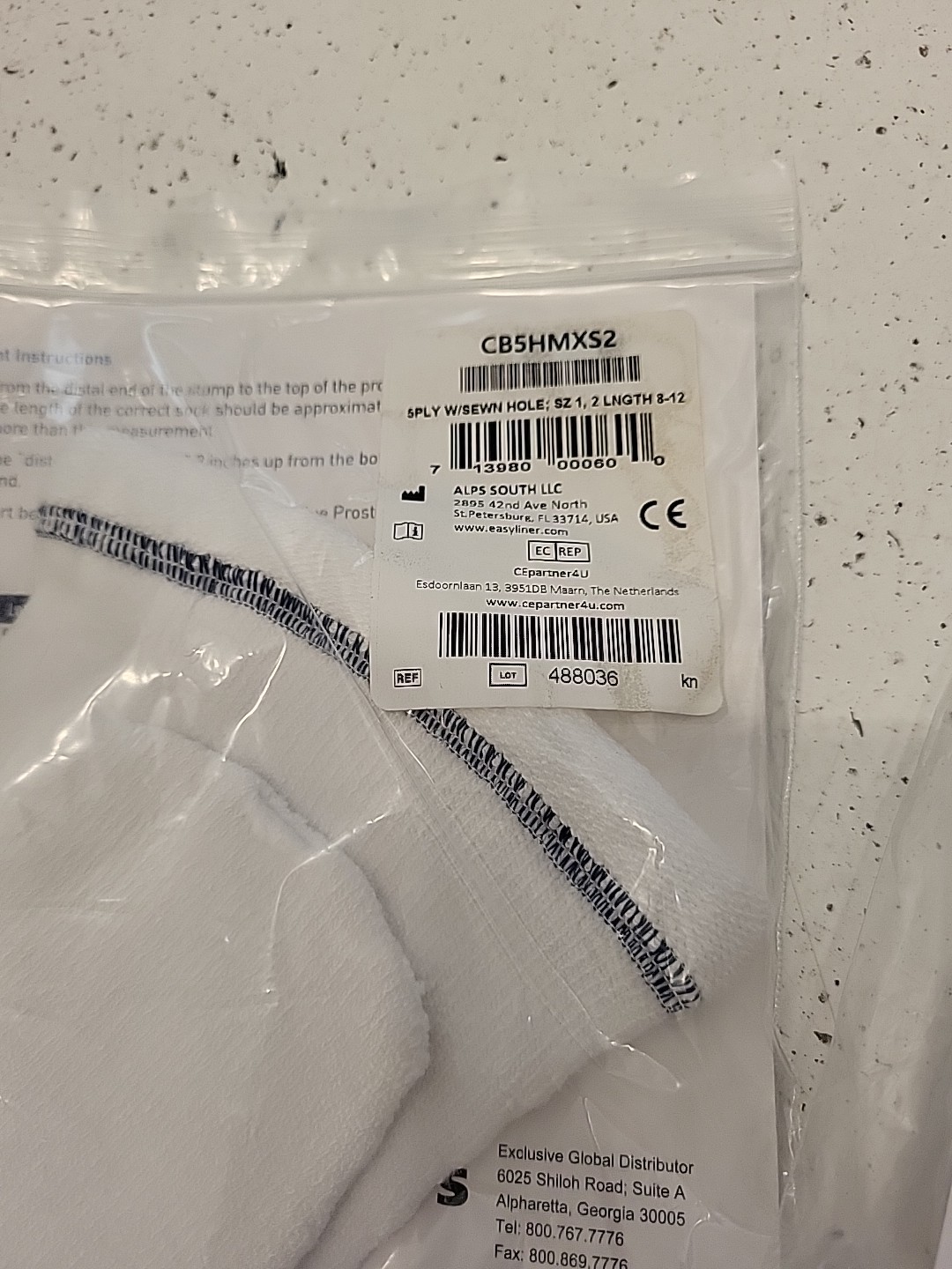 NEW COOLBLUE Lot of 11 Assorted Prosthetic Socks Size 1,2 Length 8-12