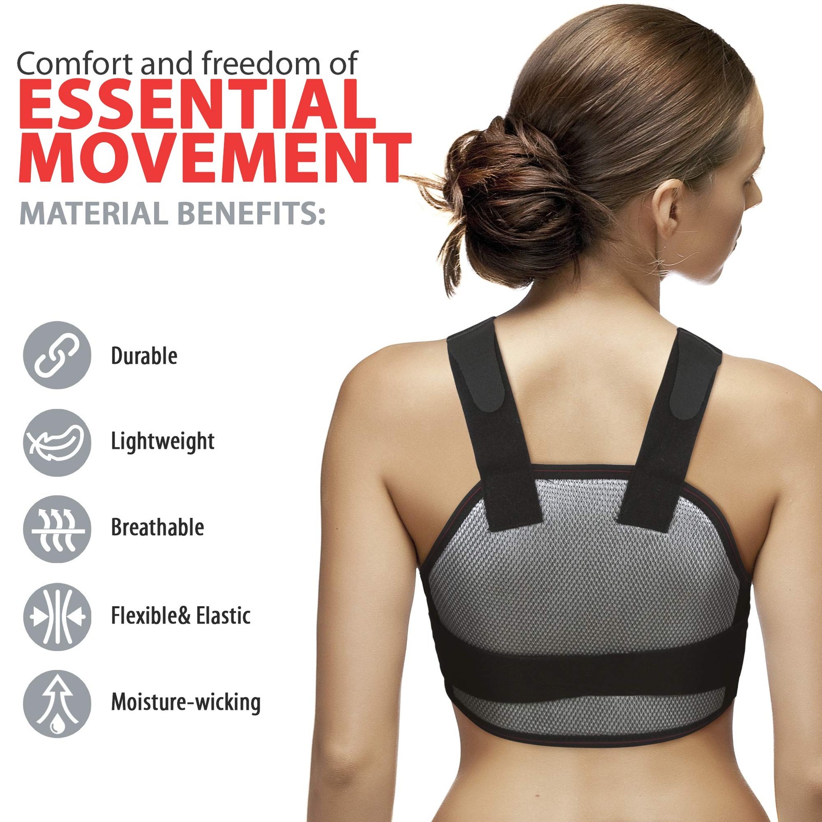 Ortonyx Sternum And Thorax Support Chest Brace / Achb5255-l
