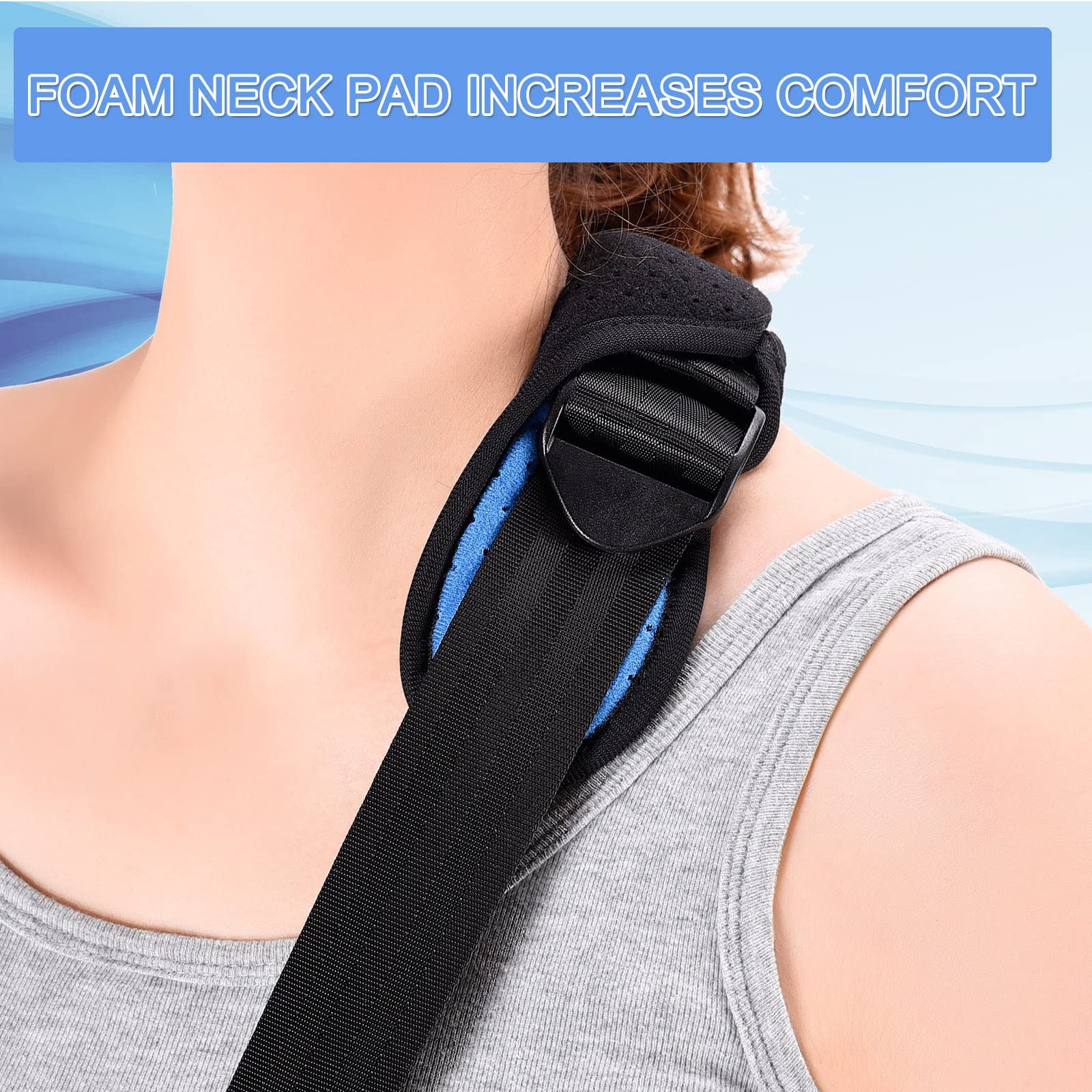 Medium Versatile Shoulder Arm Sling Immobilizer With Foam Neck Pad Support Aid