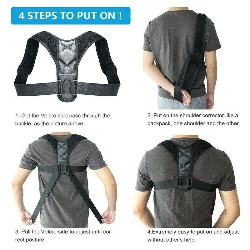 Posture Corrector Invisible Orthotic Back Shoulder Corset Spine Support From USA