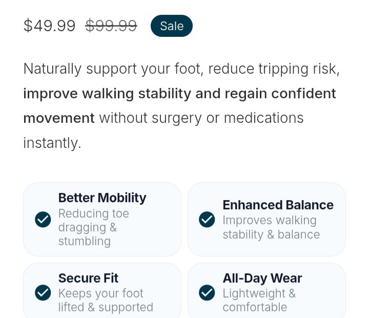 Cedrow Foot Drop AFO Brace