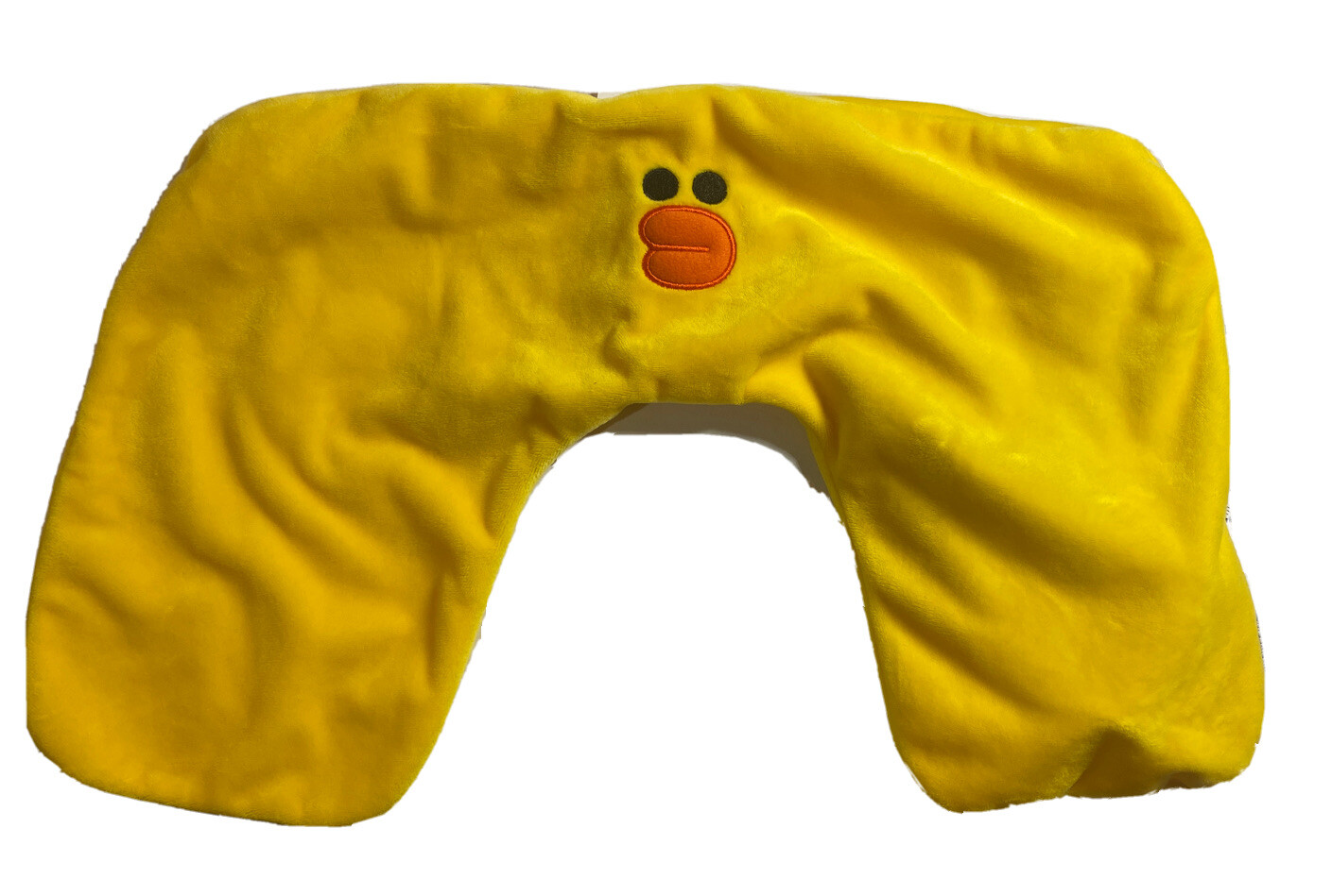 Cute Head Neck Guard Rest U-shaped Pillow Nap Travel Plane Rest Cush Yellow Duck