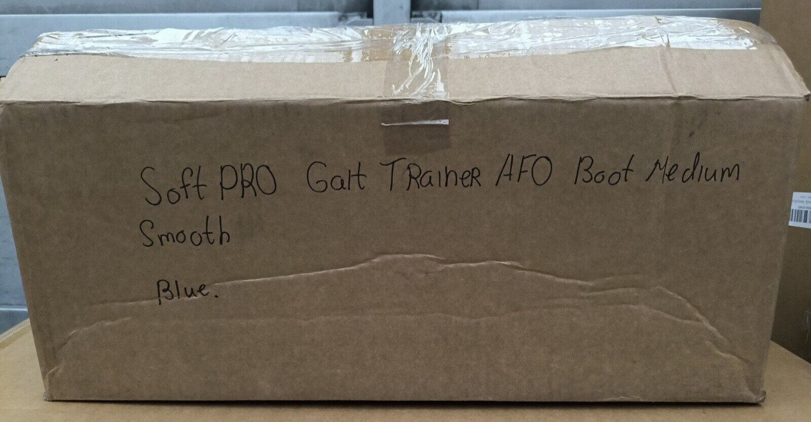 SoftPro Gait Trainer AFO Boot Medium Smooth (no Front Strap,blue) 1 PCs.