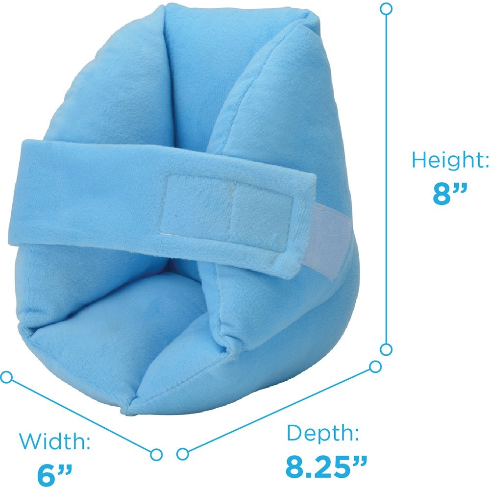 NOVA Heel Protyectors Blue Velour NOV-2627-R