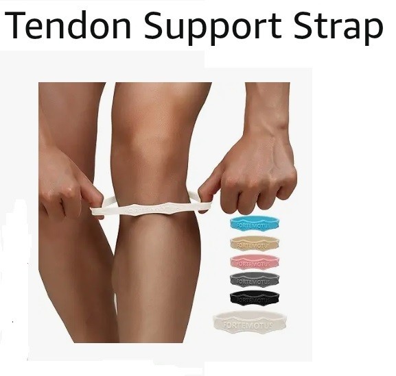 EKZ High-Elastic Silicone Patella Strap: Ergonomic Knee Band for Patellar Tendon