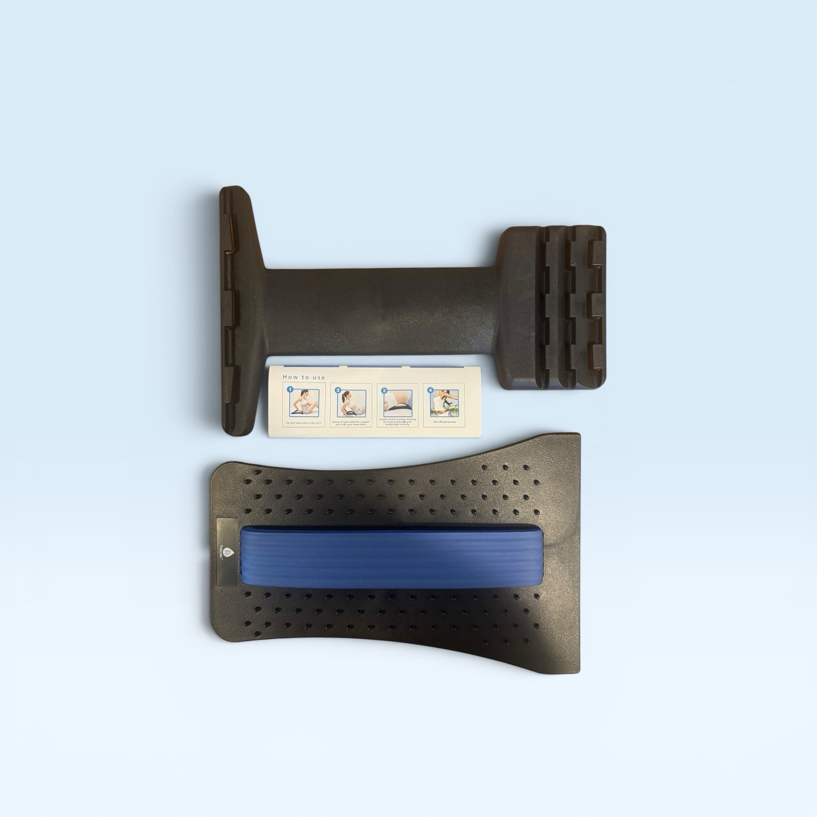 Back Stretcher, Lumbar Back Pain Relief Orthopedic Device, Multi-Level Massager