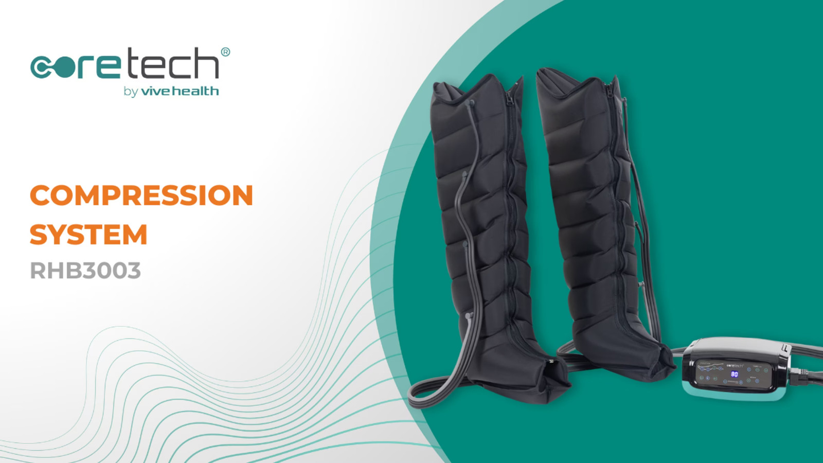 Vive Health Coretech Compression System RHB3003 ***** One Leg and hoses missing