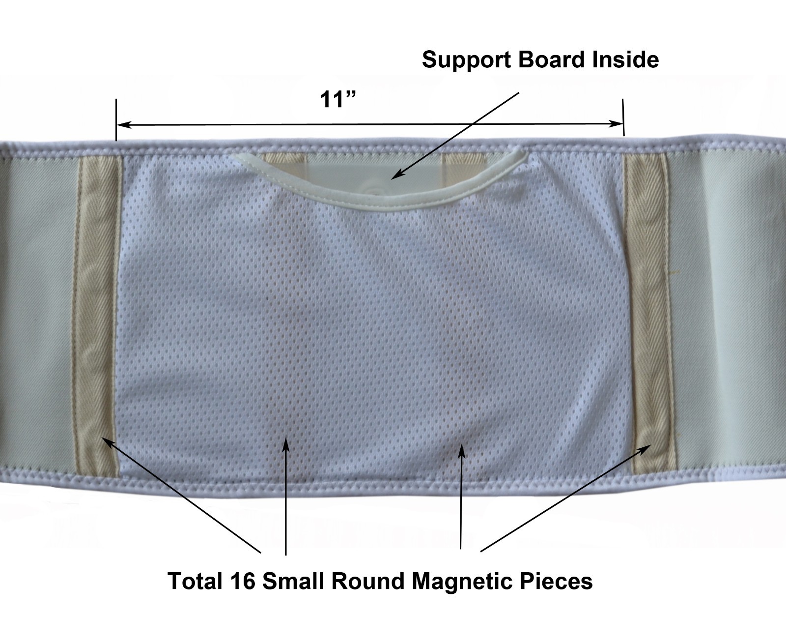 Adjustable Lumbar Support for Lower Back Pain – One Size – Neoprene -46″L x 7.5H